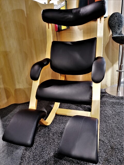 Gravity Gl. model i sort læder